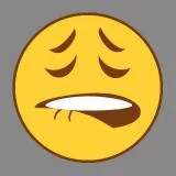 lip bite emoji