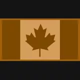 Canadian Flag patch in Desert colours