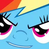 Grin Rainbow Dash