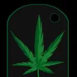 Weed dog tag