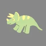 Triceratops sticker