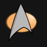 Star Trek Voyager Next Gen Badge Revised