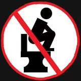 Do not squat on the closestool