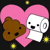 Poop loves Toilet Paper