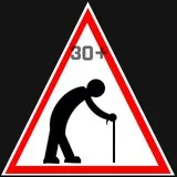Old Alt ü30 Stickman