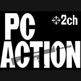 PCAction@2ch (バナー風/黒・横長) *rev1