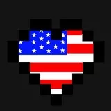 MINECRAFT USA FLAG