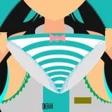 hatsune miku sexy mode shimapan pantsu