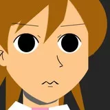 日常　4016円損失後ゆっこ真顔　nichijou Yukko