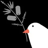 Modern bird of peace