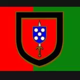 Emblema comandos portugueses v2 com fundo bandeira
