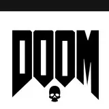 Black DOOM logo