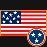 American Flag + Tennessee Banner