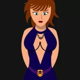 Девушка V4 Вечернее платье