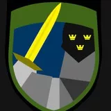 Modified Swedish Army Badge. Mechanized forces