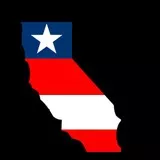 California Red White and Blue