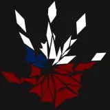 Czech Republic flag (česká republika flag) frostbite 3