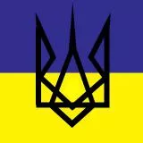 Флаг Украины с гербом