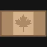 canadian flag desert
