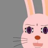 うさみちゃん目つき悪っ!! （ギャグマンガ日和）