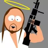 southpark jesus  rambo