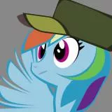 Military Rainbow Dash