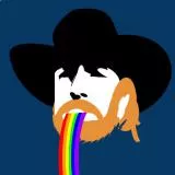 ginger chuck norris, rainbows v2 40 layers
