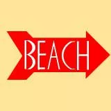 BEACH　佐野　矢印