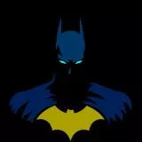 BATMAN ,DC COMICS, blue