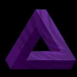 Purple Infinite Triangle