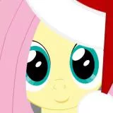 Fluttershy with Santa Hat