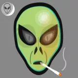 Smoking Alien Premium