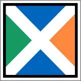 Scottish-Irish Flag Patch