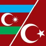 Türkiye - Azerbaycan BAYRAK & Turkey - Azerbaijan FLAG