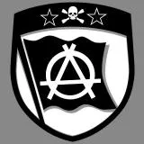 Black Flag Anarchist Badge