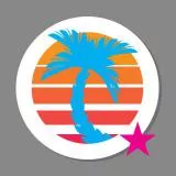 80s Palm Tree LOGO
