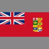 Canadian Red Ensign 1868–1921 ver. 2 (redder)