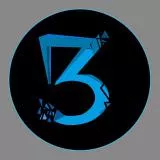 Blue 3 logo
