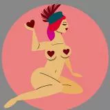 Miss Lazy Red Cheeks