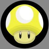 Yellow Mario Mushroom 