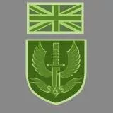British SAS Patch and Flag Woodland Camo Mk 2