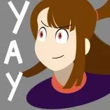 Kagari Atsuko with YAY!