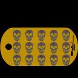 Head-shot Counter Dog Tag 