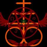 Pentagram with cross