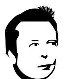 Elon Musk Silhouette