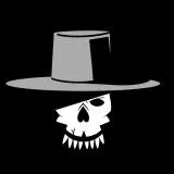 череп в шляпе