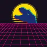 Retrowave T-Rex