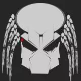 predator black and white